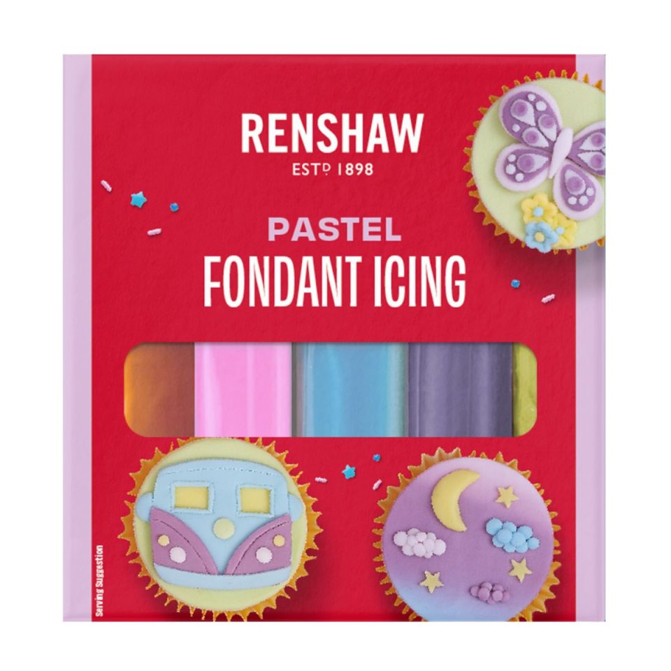 Renshaw Fondant Pastel Multipack 5x100 g