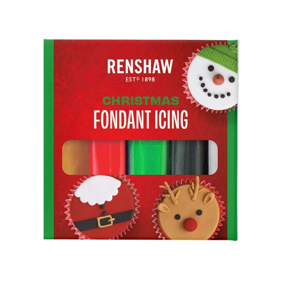 Renshaw Fondant Multipack Christmas 5x100 g