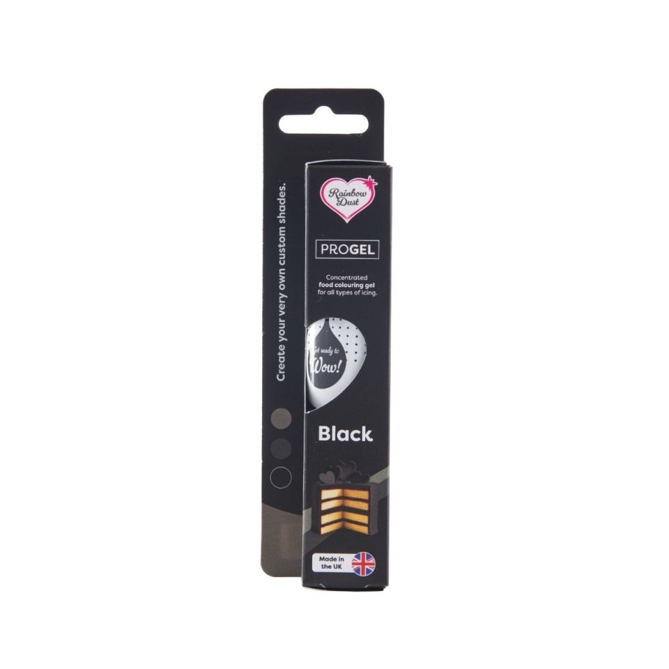 Rainbow Dust ProGel® Concentrated Colour Black 25 g