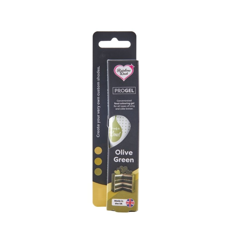 Rainbow Dust ProGel® Concentrated Colour Olive Green 25 g
