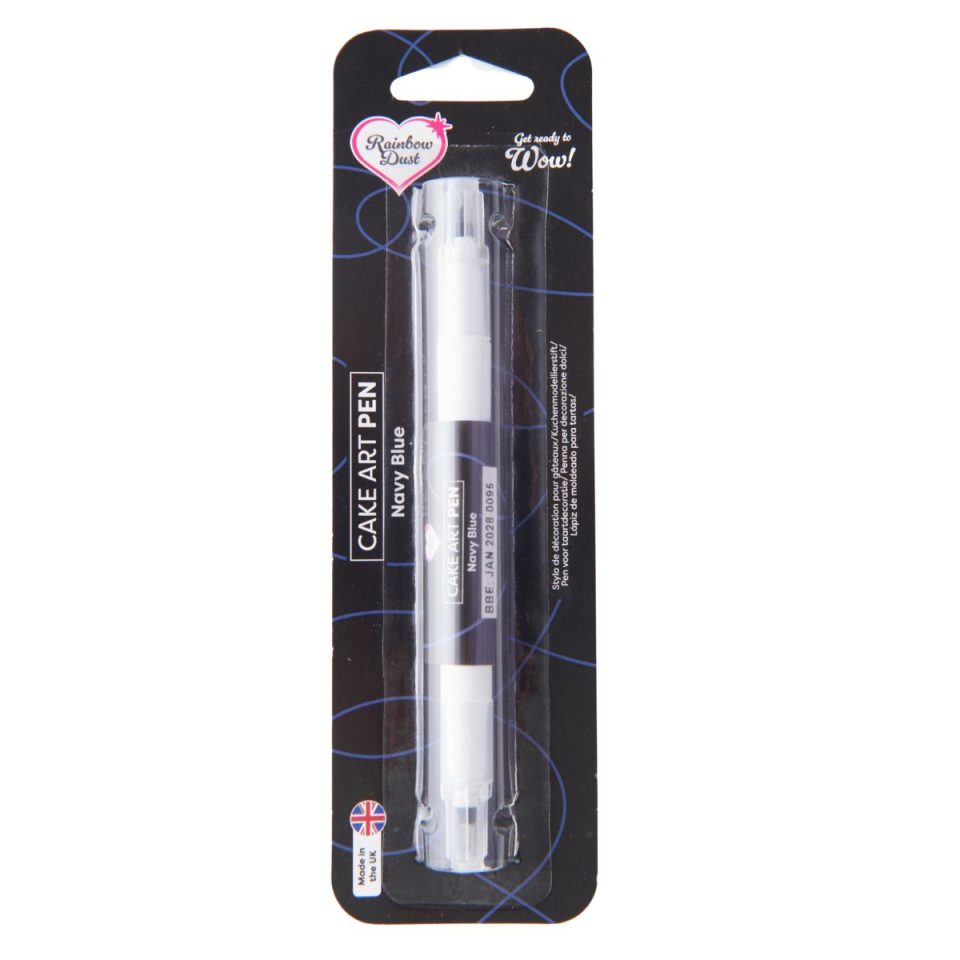 Rainbow Dust Food Art Pen Navy Blue