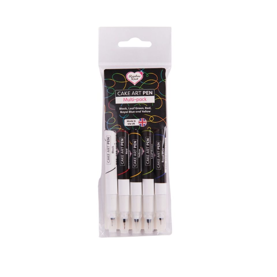 Rainbow Dust Food Art Pen Multipack set van 5