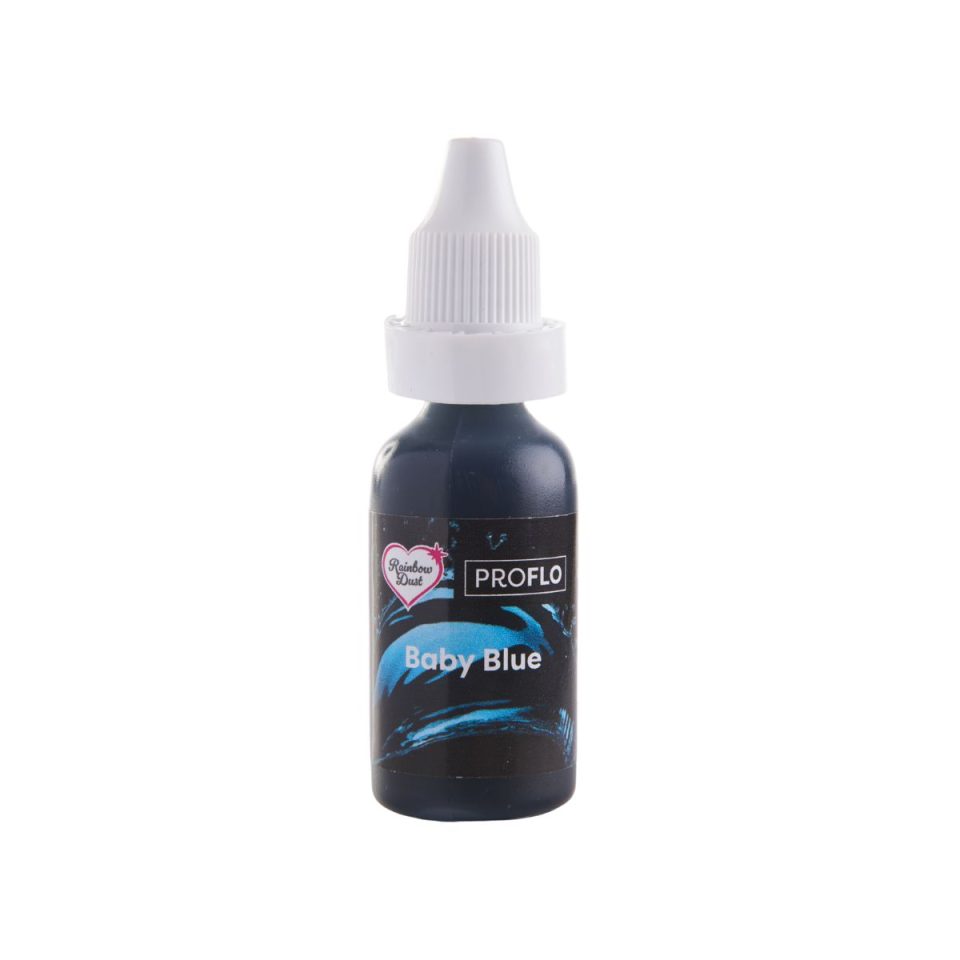 Rainbow Dust Pro-Flo vloeibare kleurstof Baby Blue 16 ml