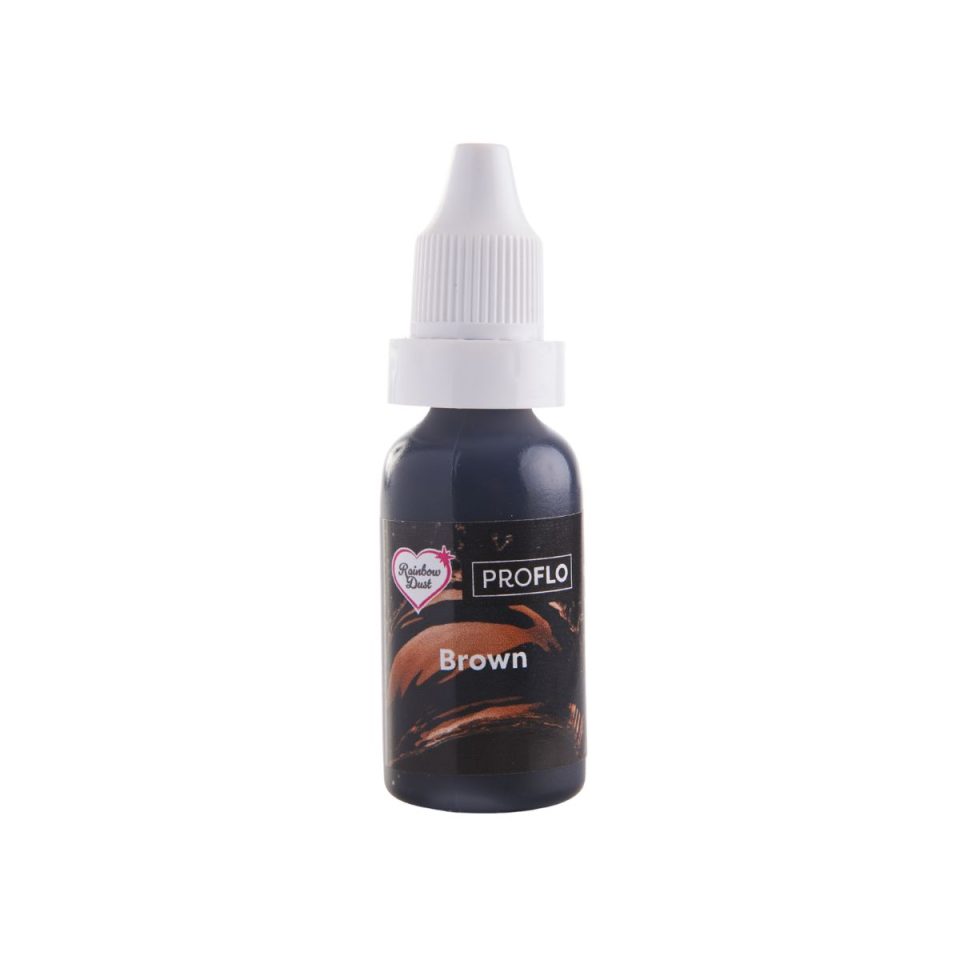 Rainbow Dust Pro-Flo vloeibare kleurstof Brown 16 ml