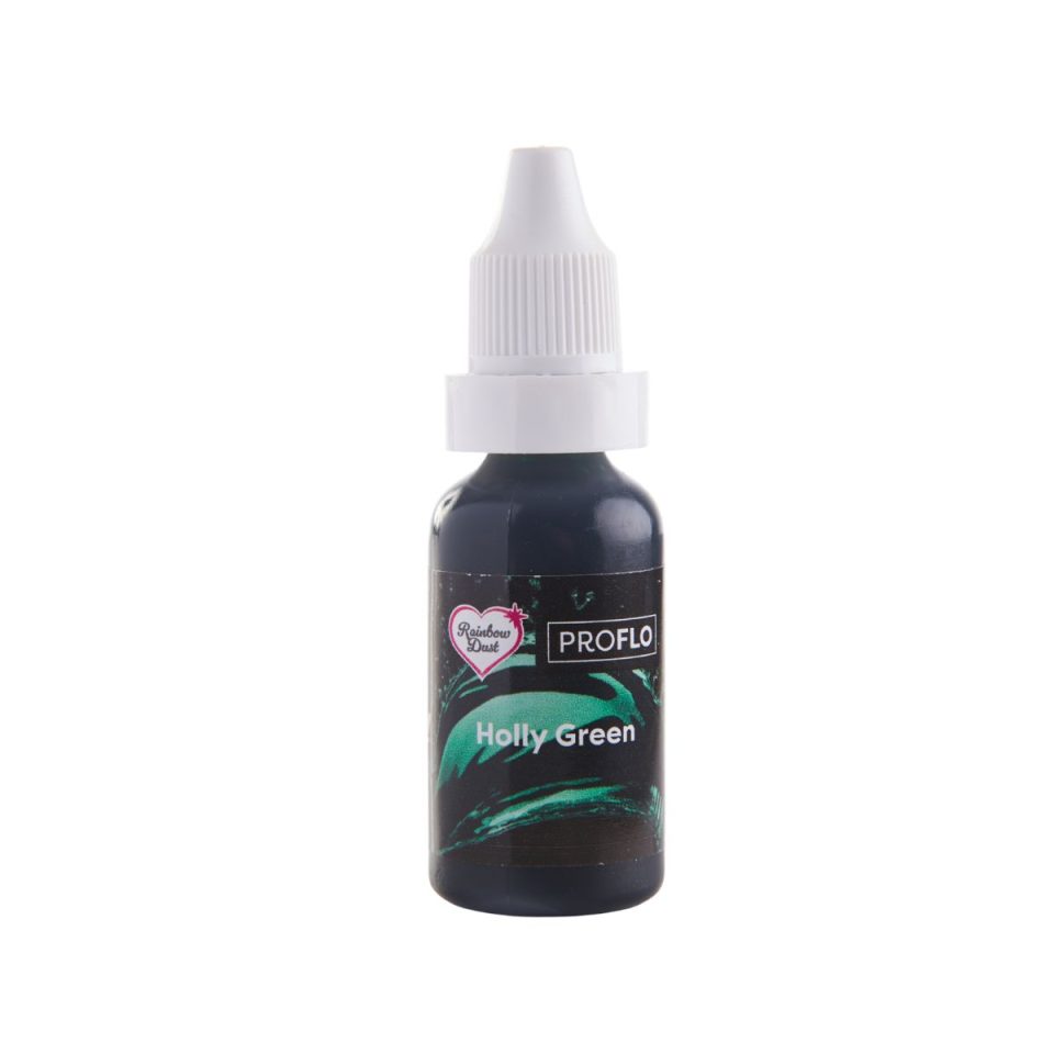 Rainbow Dust Pro-Flo vloeibare kleurstof Holly Green 16 ml