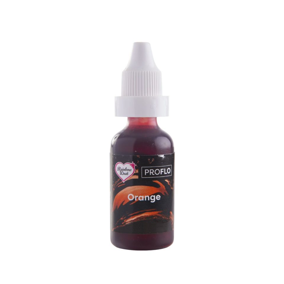 Rainbow Dust Pro-Flo vloeibare kleurstof Orange 16 ml