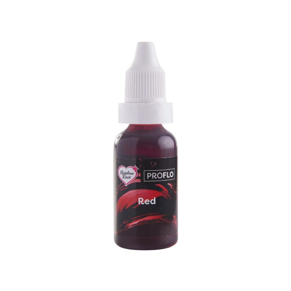Rainbow Dust Pro-Flo vloeibare kleurstof Red 16 ml
