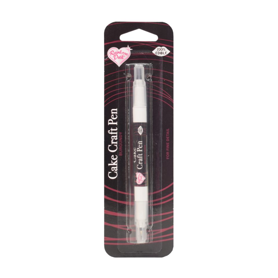 Rainbow Dust Food Art Pen Burgundy