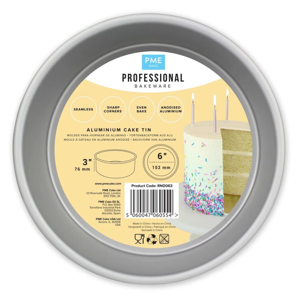 PME Deep Round bakvorm Ø15x7,5 cm
