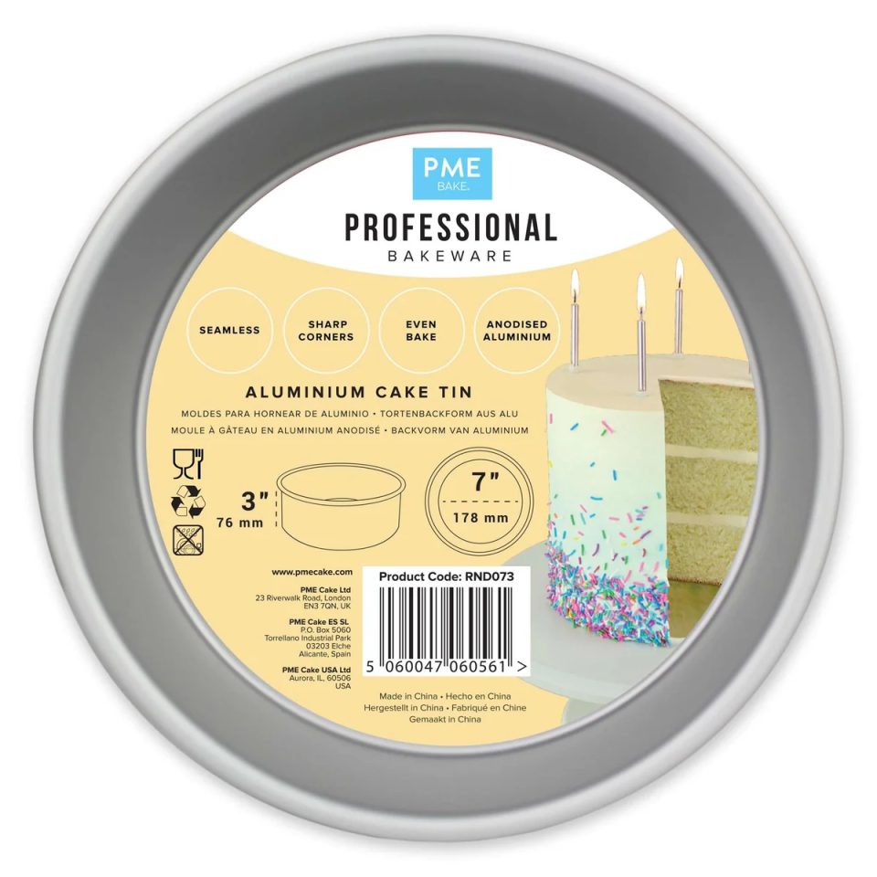 PME Deep Round bakvorm Ø17,5x7,5 cm