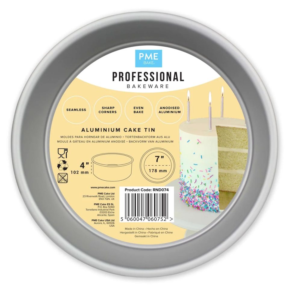 PME Extra Deep Round bakvorm Ø17,5x10 cm
