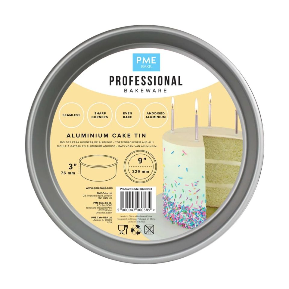 PME Deep Round bakvorm Ø22,5x7,5 cm