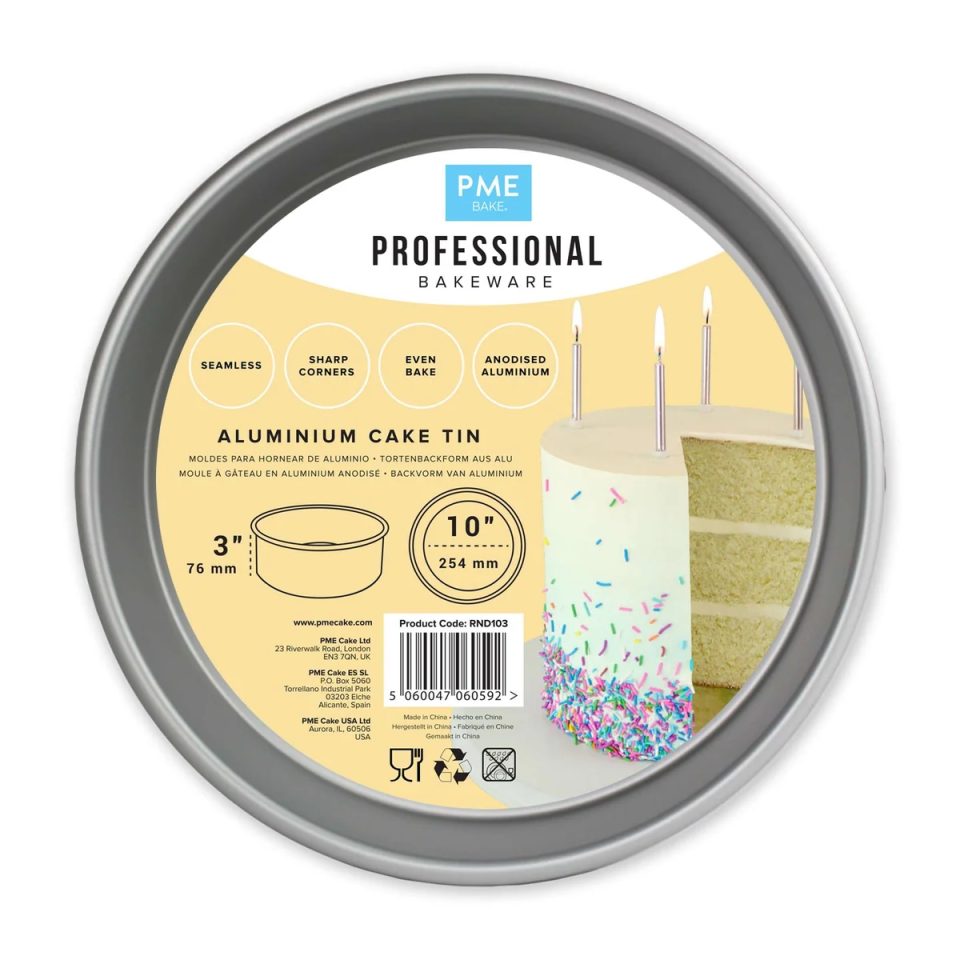 PME Deep Round bakvorm Ø25x7,5 cm