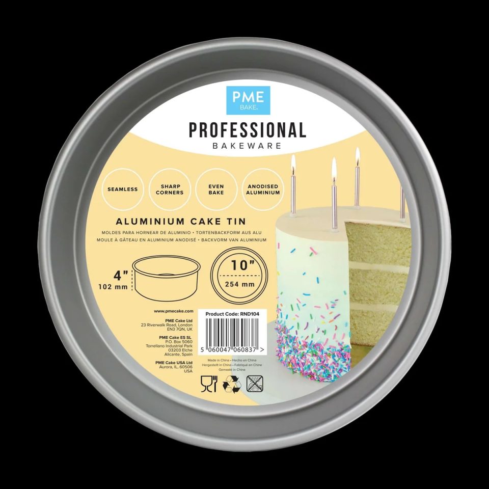 PME Extra Deep Round bakvorm Ø25x10 cm