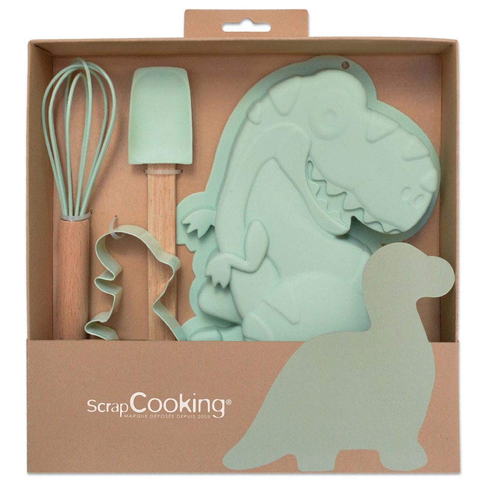 ScrapCooking Starters Baking Kit Dino set van 4