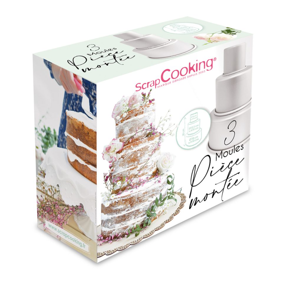 ScrapCooking bakvorm set van 3
