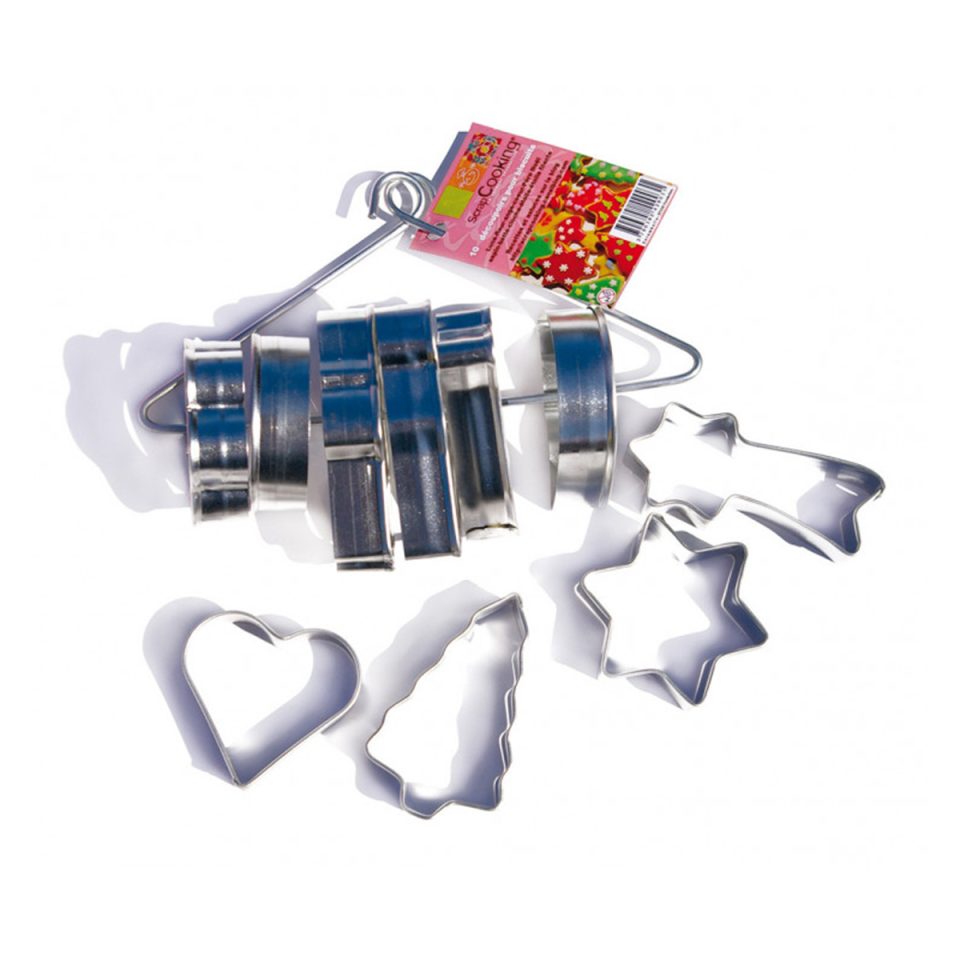 ScrapCooking uitsteker Christmas set van 10