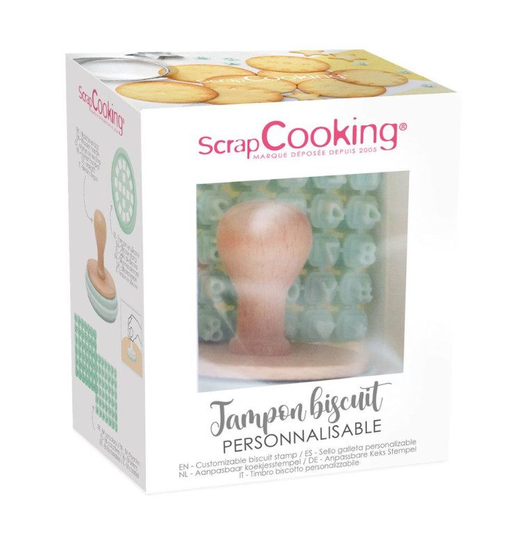 ScrapCooking Cookie Stamp with Customizable Pad