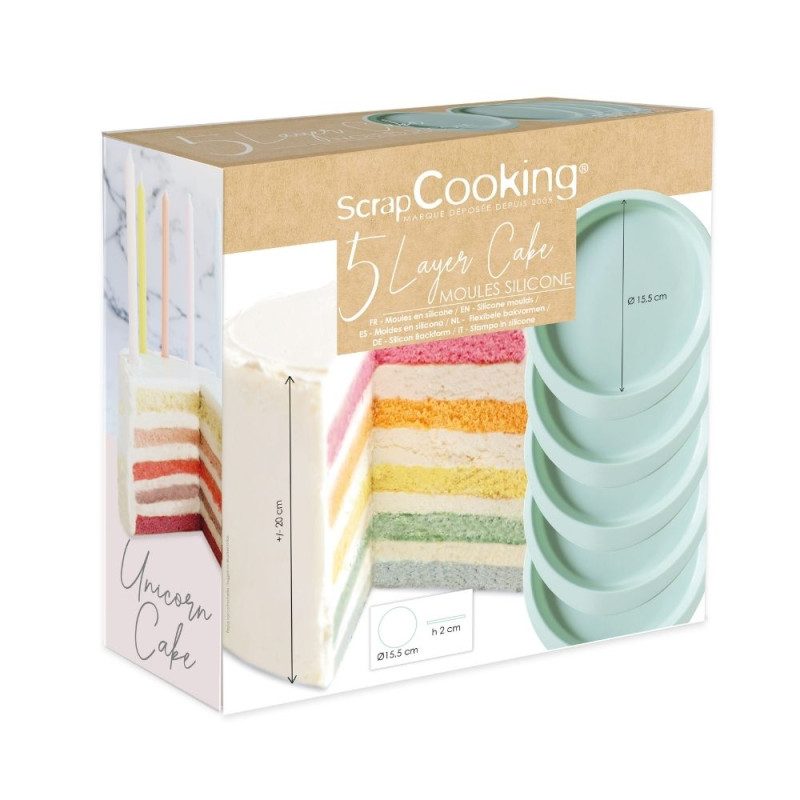 ScrapCooking siliconen mal Layer Cake