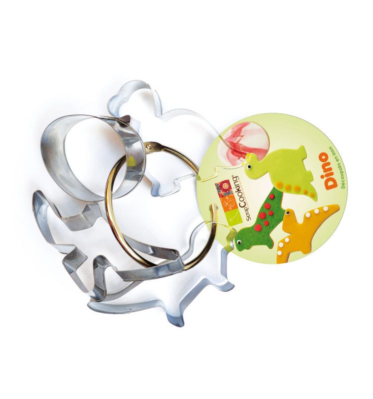 ScrapCooking uitsteker Dinosaur set van 4