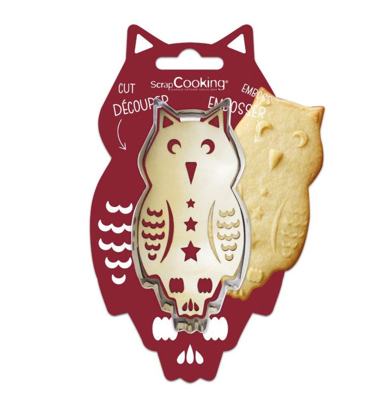ScrapCooking uitsteker & Embosser Owl