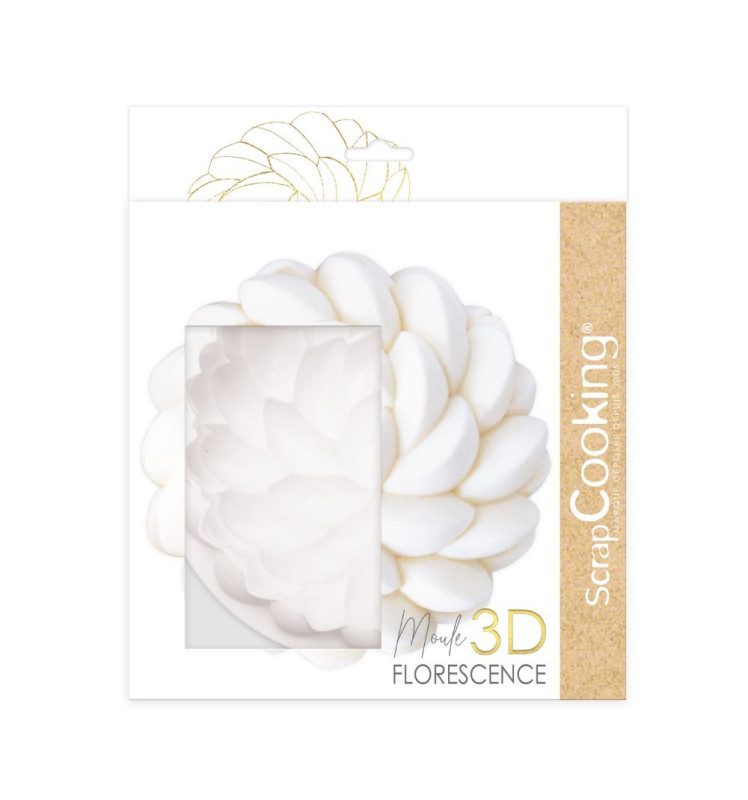 ScrapCooking 3D siliconen mal Florescence 18 cm