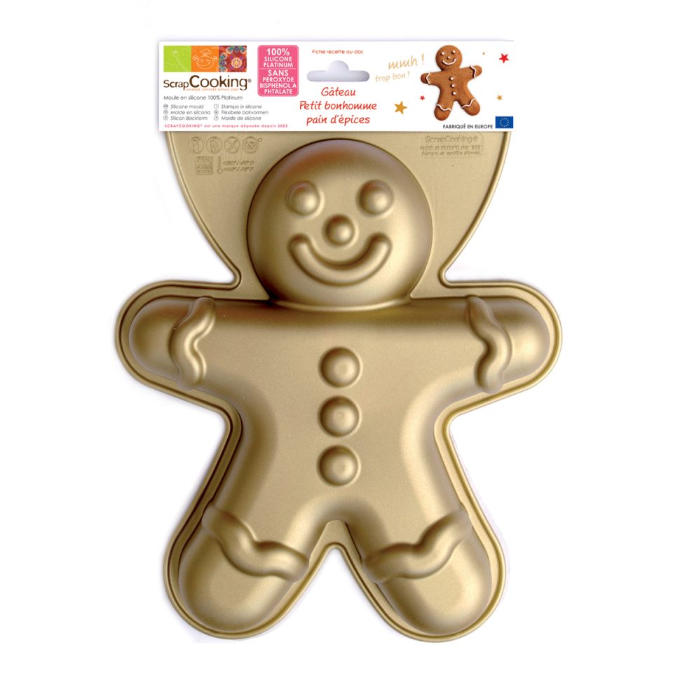 ScrapCooking siliconen mal Gingerbread Man