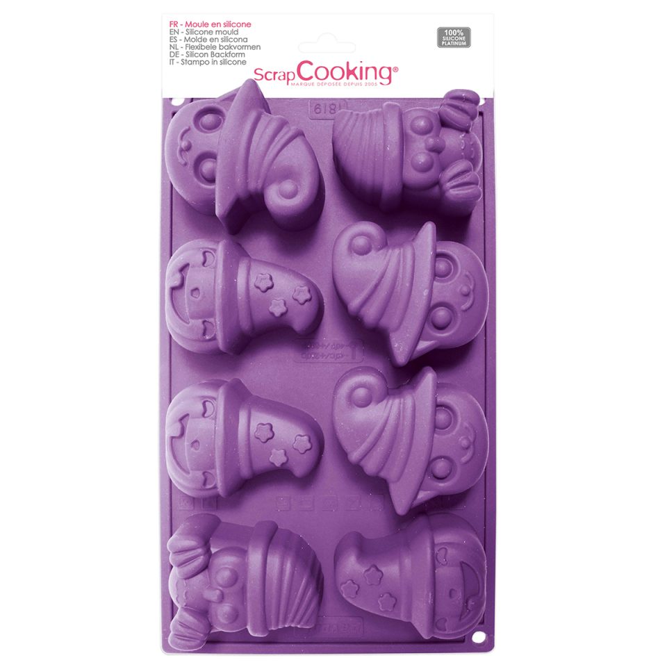 ScrapCooking siliconen mal Halloween Purple