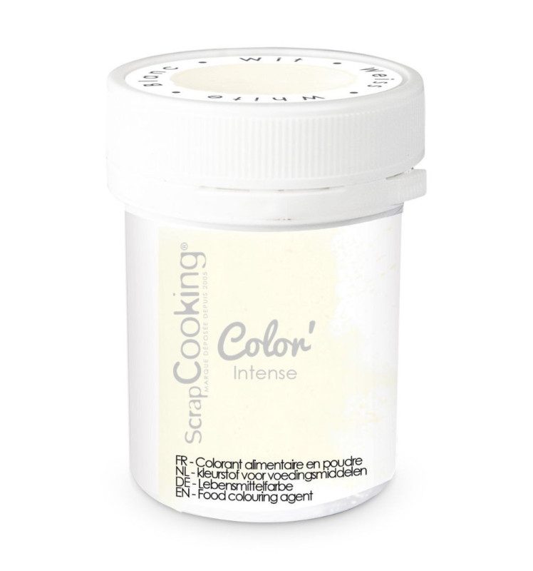 ScrapCooking Powder kleurstof White 5 g