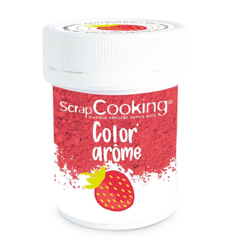 ScrapCooking Colour & smaakpasta Red/Strawberry 10 g