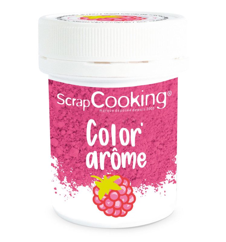 ScrapCooking Colour & smaakpasta Pink/Raspberry 10 g