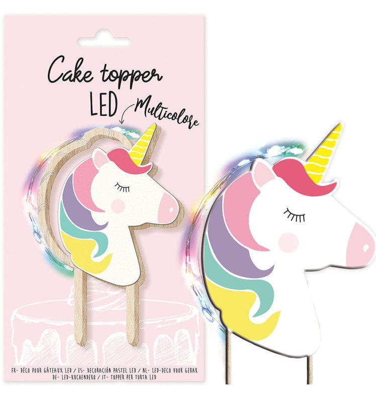 ScrapCooking Cake Topper LED Unicorn