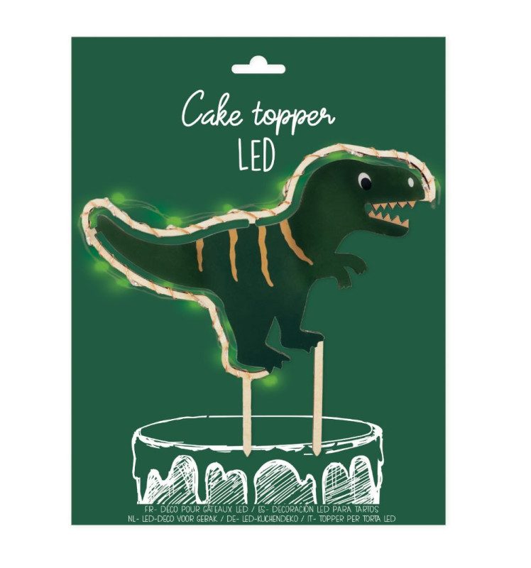 ScrapCooking Cake Topper LED Dino