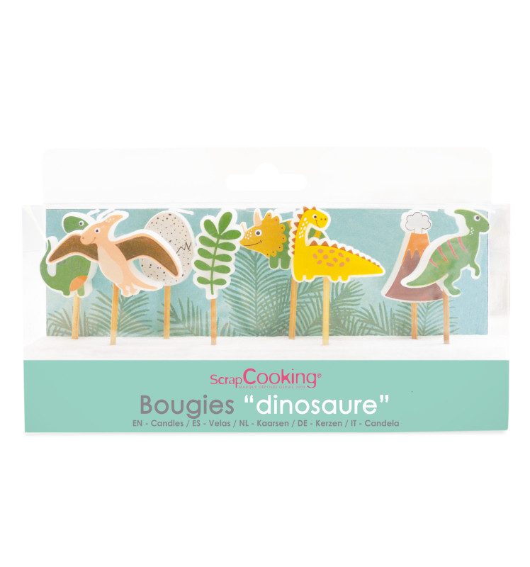 ScrapCooking Candles Dino set van 8