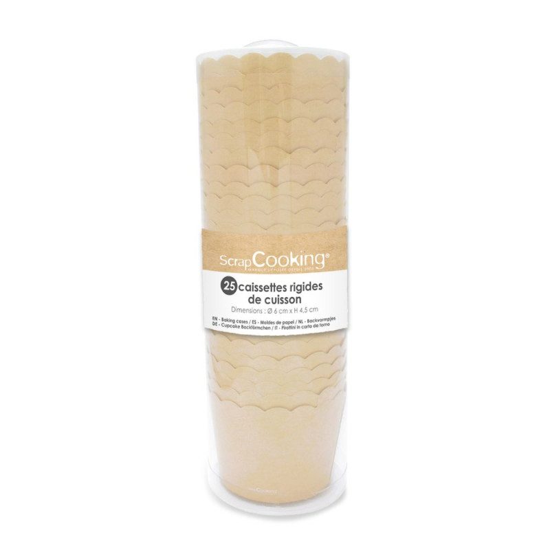 ScrapCooking cupcakevormpjes Kraft 25 stuks