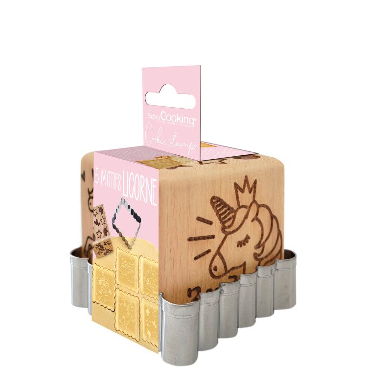 ScrapCooking Cookie Stamp Unicorn set van 2