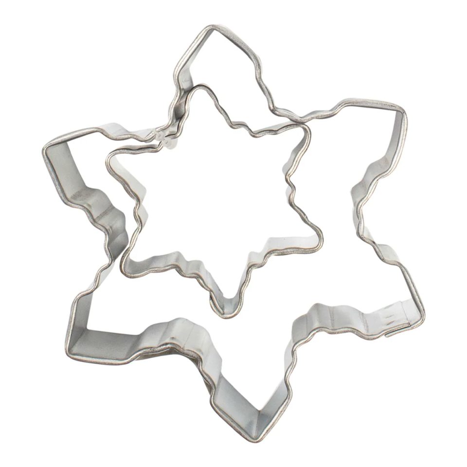 PME uitstekers Snowflake set van 2
