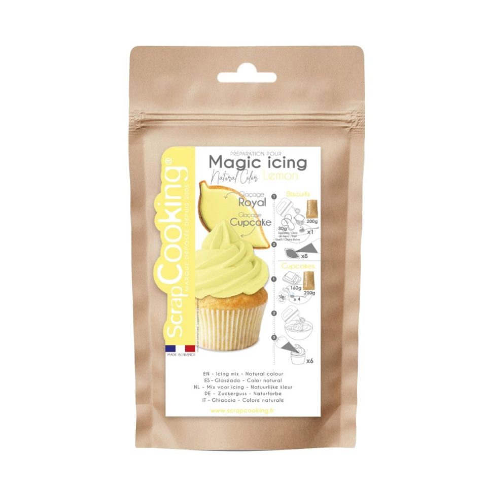 ScrapCooking Magic Icing Lemon Yellow 200 g