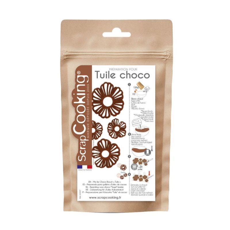 ScrapCooking mix voor Tuile Chocolate 120 g