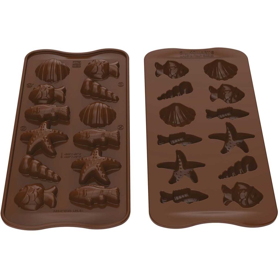 Silikomart siliconen mal 3D Chocolates Choco Friture