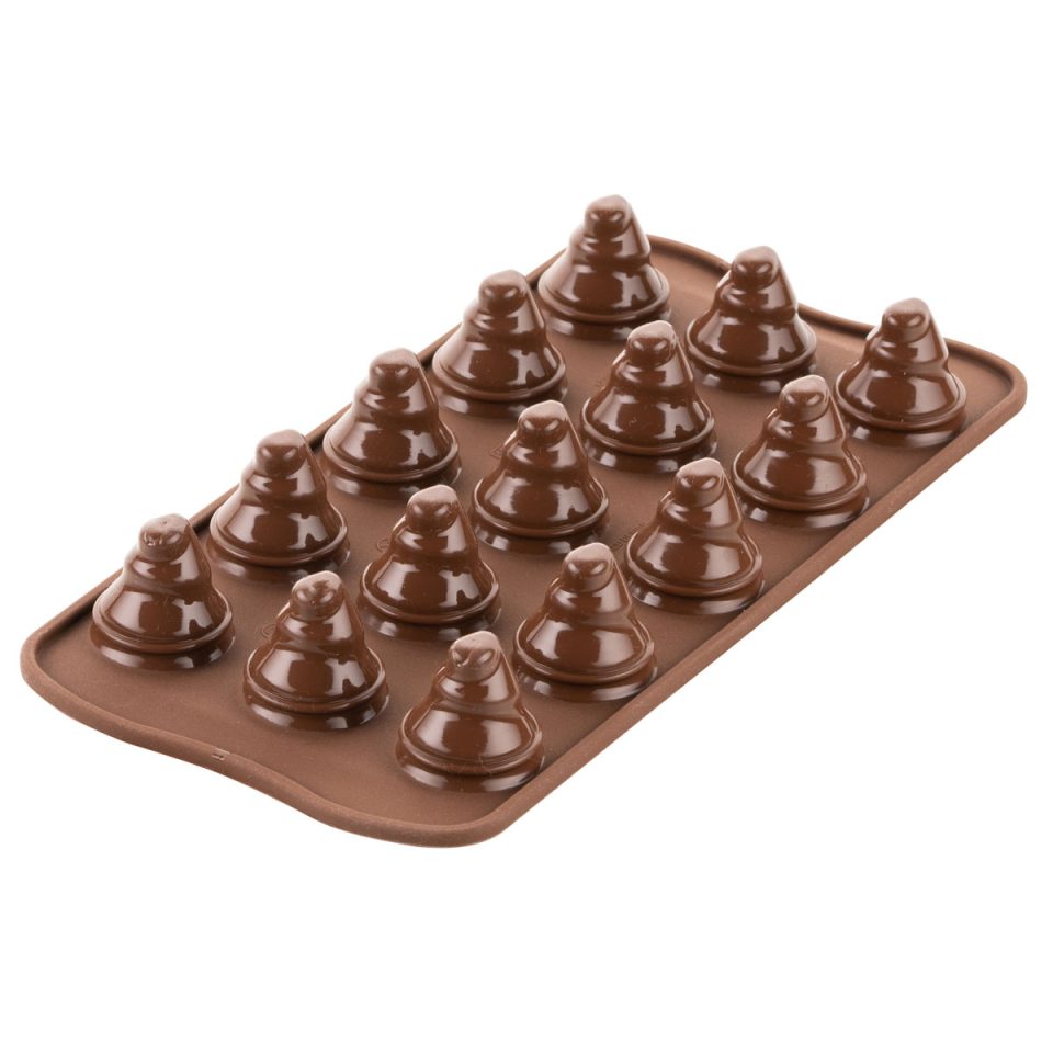 Silikomart siliconen mal 3D Chocolates Choco Trees