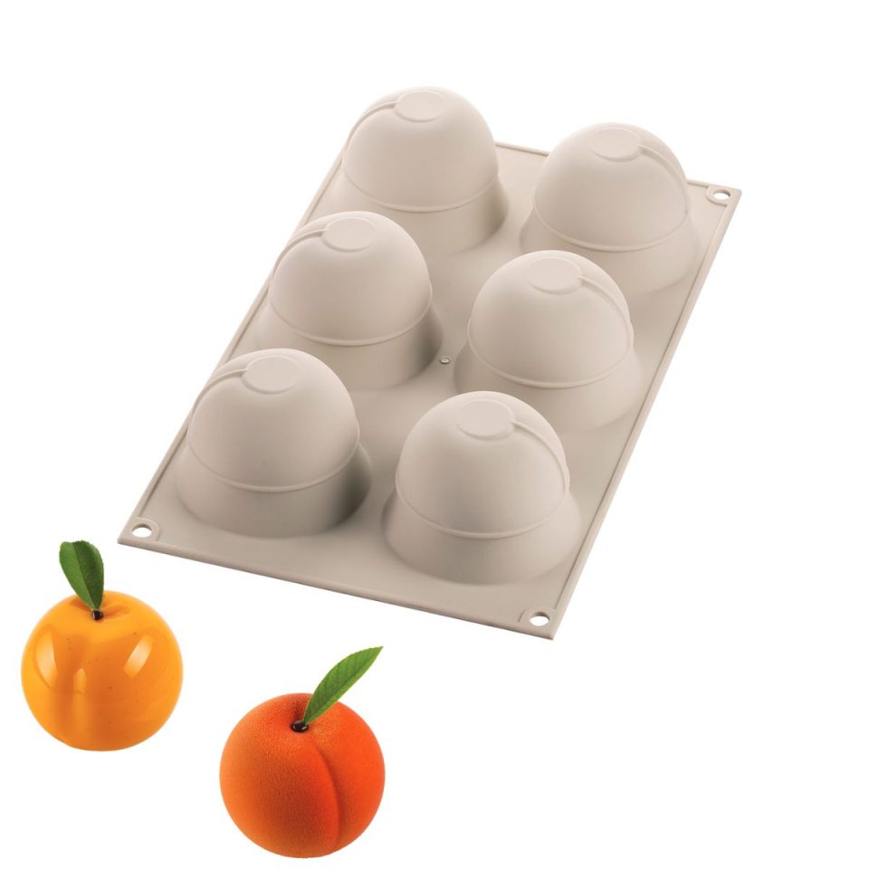 Silikomart siliconen mal Peach Ø6,2x5,5 cm