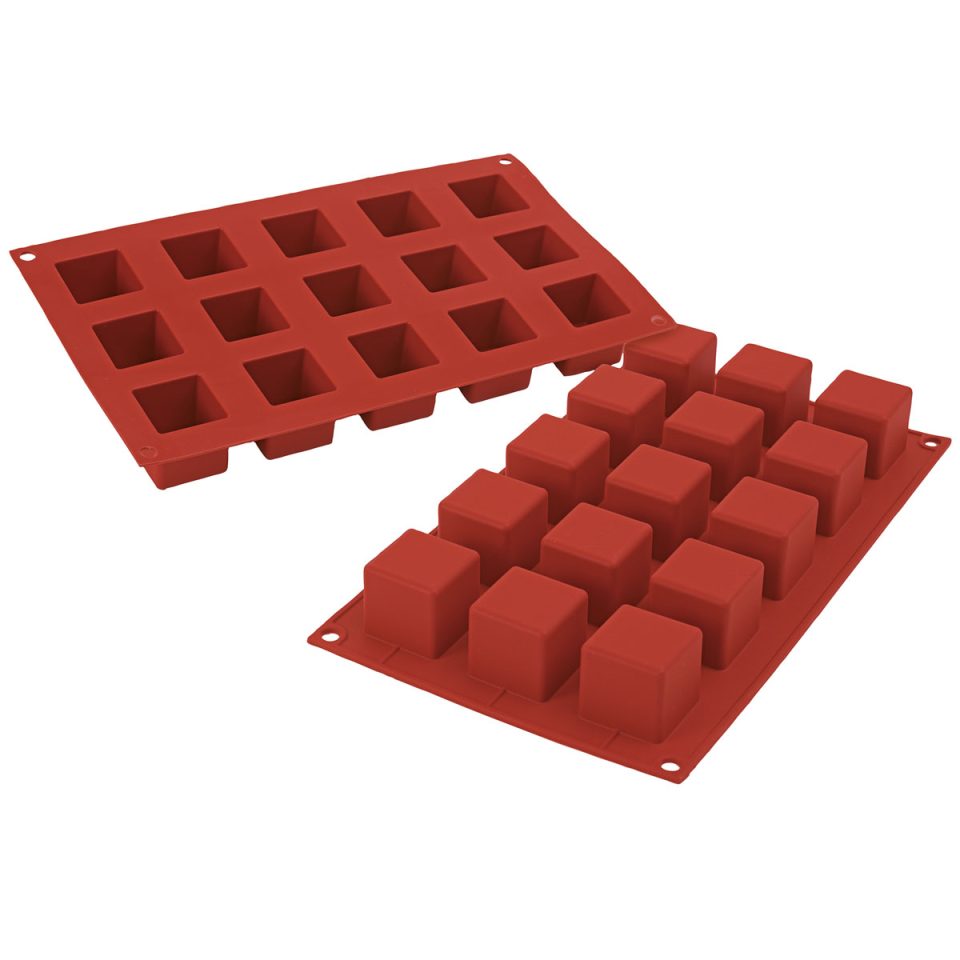 Silikomart siliconen mal Cubo 35x35 mm