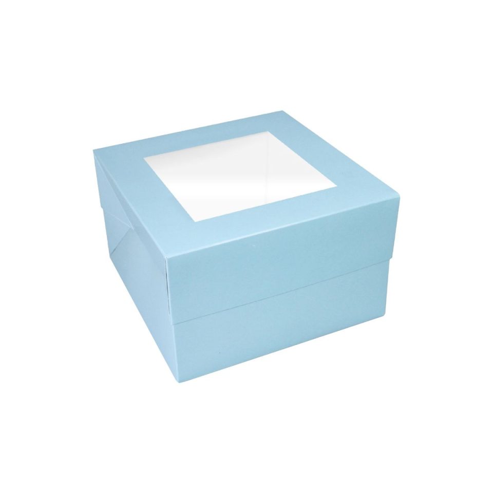 Simply Making taartdoos Window Light Blue 20x20x15 cm