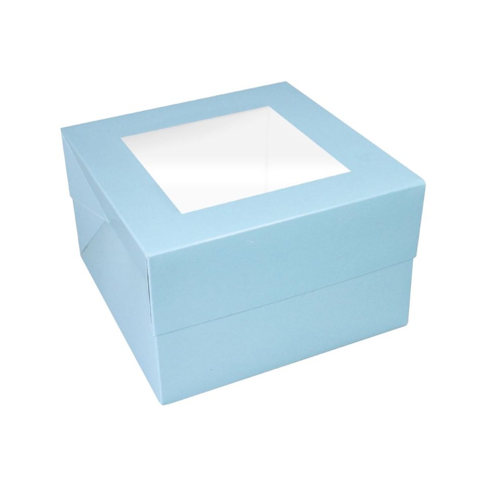 Simply Making taartdoos Window Light Blue 35x35x15 cm