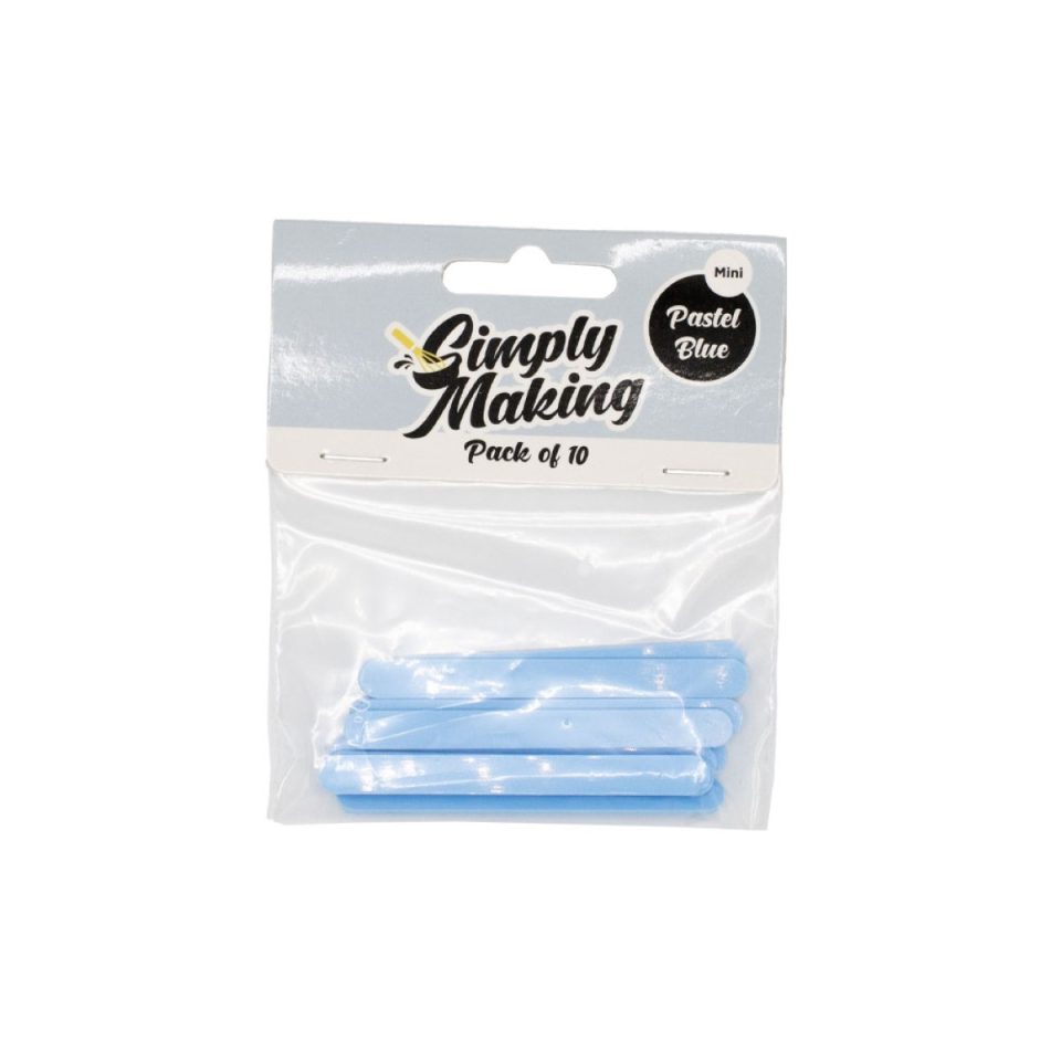 Simply Making Cakesicle Sticks Standard Pastel Blue 10 stuks