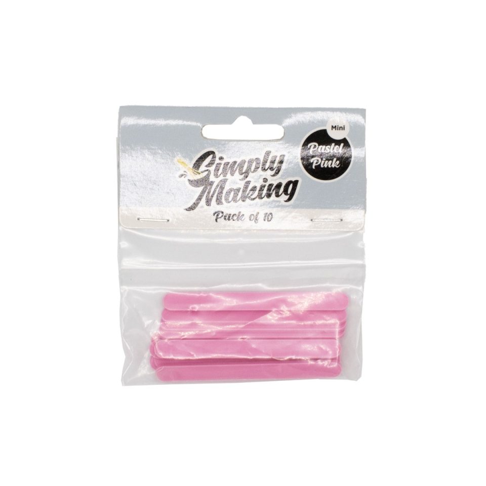 Simply Making Cakesicle Sticks Mini Pastel Pink 10 stuks