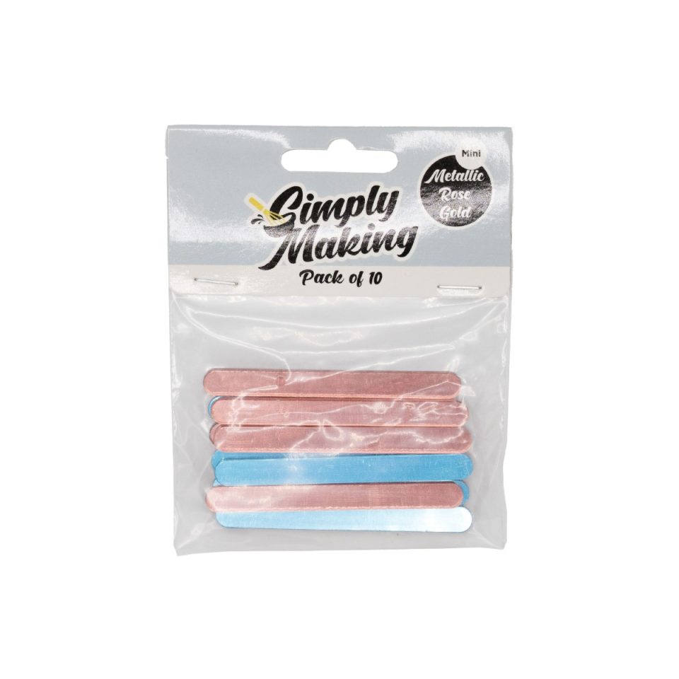 Simply Making Cakesicle Sticks Mirror Rose Gold 76 mm 10 stuks