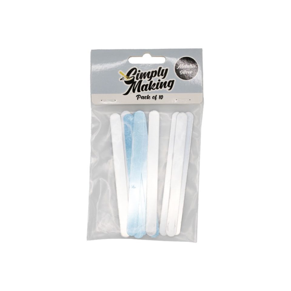 Simply Making Cakesicle Sticks Mirror Silver 113 mm 10 stuks