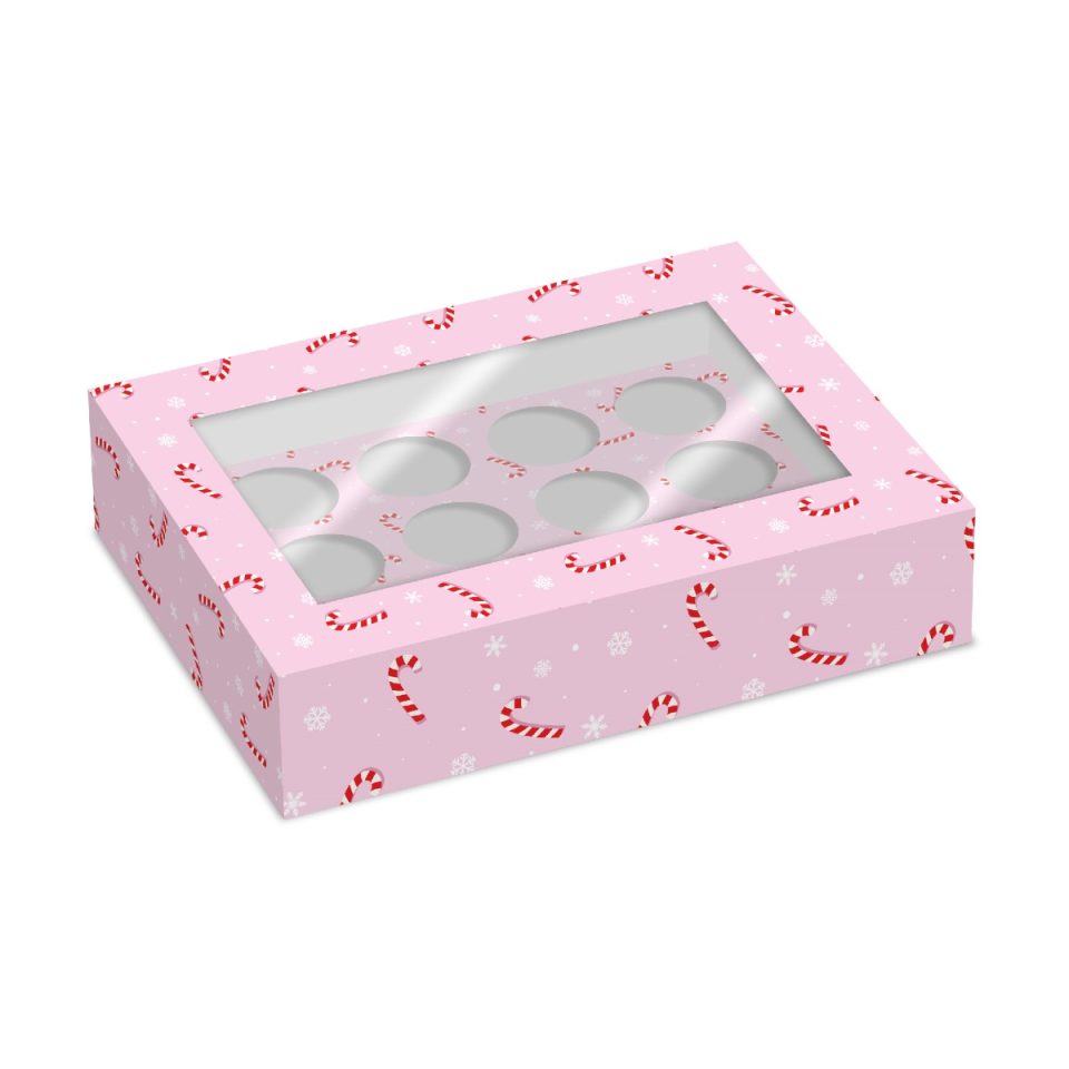 Simply Making cupcakedoos 12 Candy Canes 2 stuks
